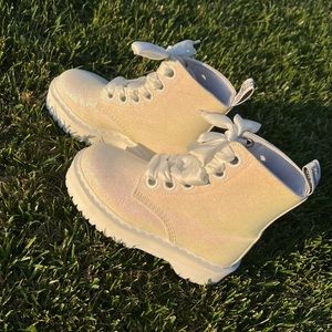 Doc Marten Molly Glitter Platform Boots